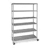 6 Shelf Wire Rack St. Steel