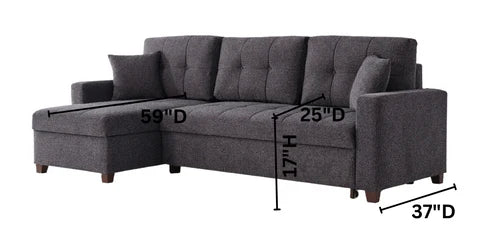 MOCCA SECTIONAL (DUPONT ANTHRACITE)