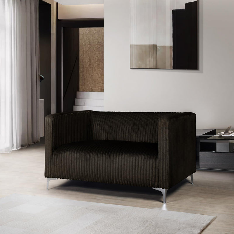 L456 AUSTIN COUCH (VELVET BROWN)
