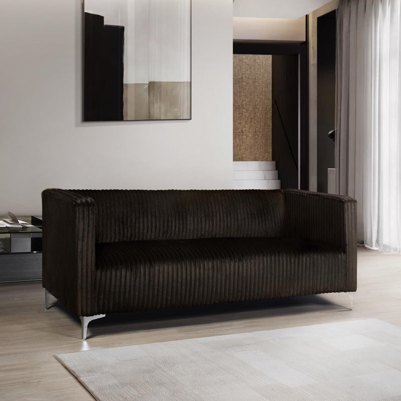 L456 AUSTIN COUCH (VELVET BROWN)