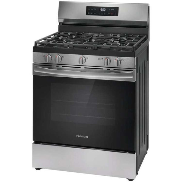 Frigidaire 30" Freestanding Gas Range with Steam Clean - Stainless Steel