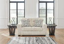 LONOKE/PAECHMENT LOVE SEAT/SOFA