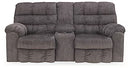 Reclining Sofa w/ Drop Top Table & Reclining Loveseat w/ Console
