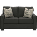 Lucina/Charcoal Sofa / Loveseat