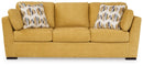 KEERWICK/ SUNFLOWER LOVESEAT/SOFA