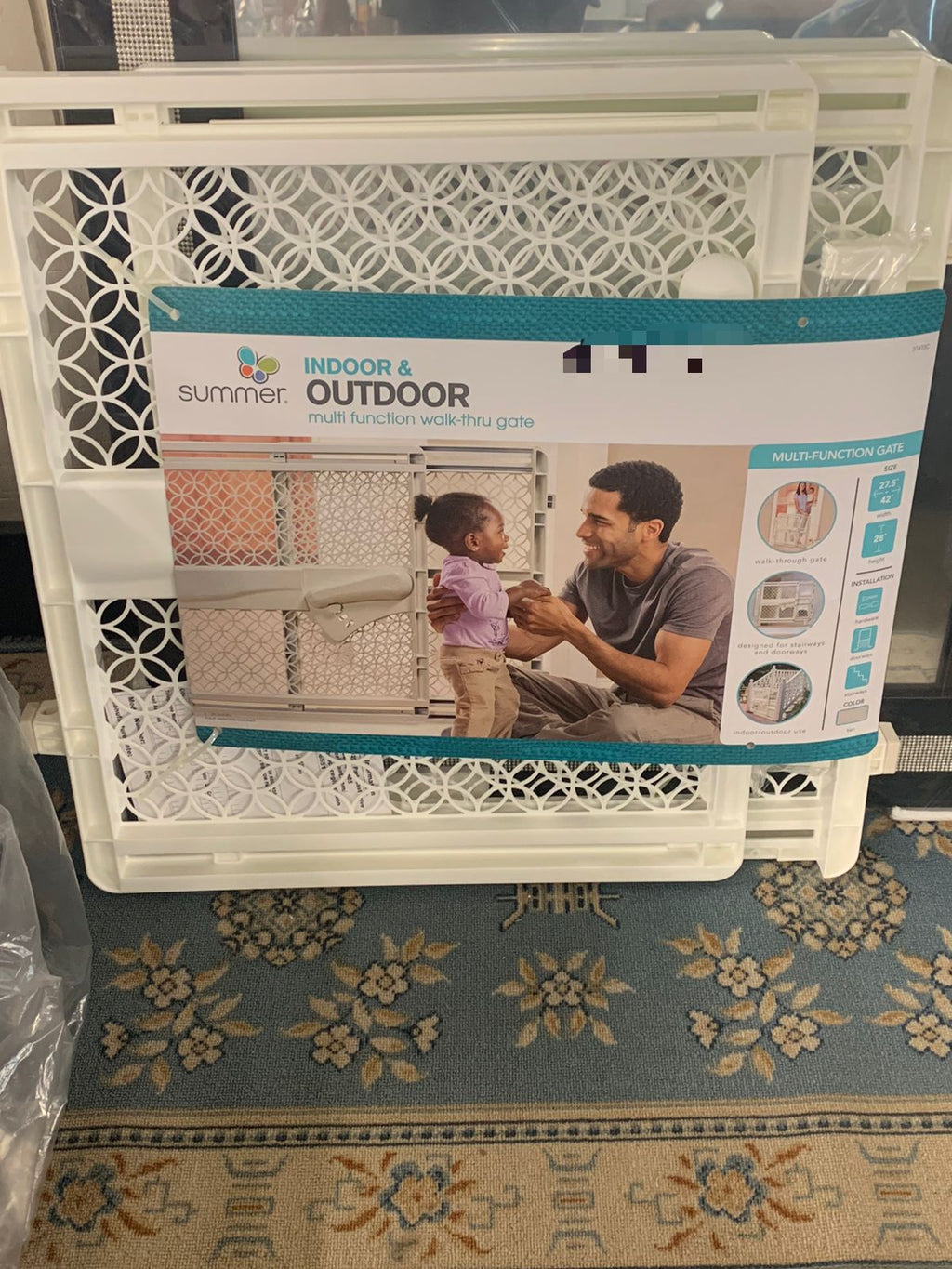 summer infant indoor & outdoor multi function walk thru gate Indoor & Outdoor Multifunction Walk-Thru Gate