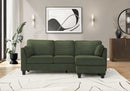 SOFA LOUNGER - OLIVE GREEN FABRIC
