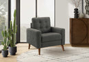 CHAIR - 31"L / DARK GREY