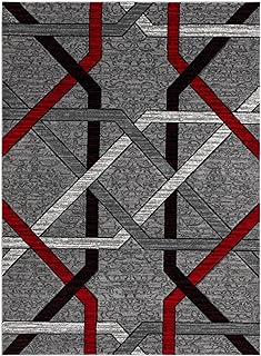 L'BAIET NORA GEOMETRIC GREY RUG