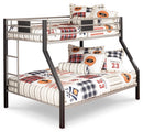 B106 TWIN/FULL BUNK BED