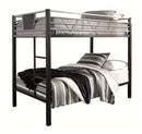 B106 TWIN/TWIN METAL BUNK BED