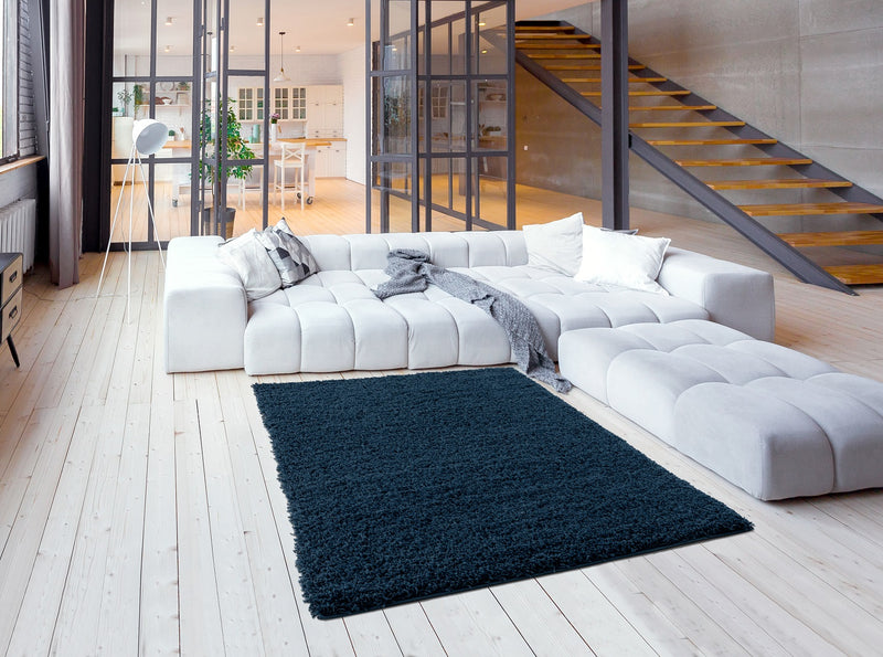 L'BAIET JOSIE NAVY SHAG RUG