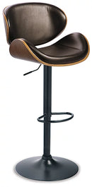 ADJUSTABLE HEIGHT BAR CHAIR (BROWN)