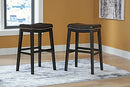 UPH BAR STOOL (DARK BROWN)