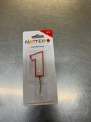 Glitter Numeric Birthday Candles