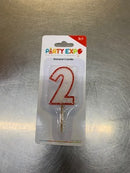 Glitter Numeric Birthday Candles