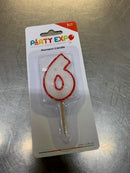 Glitter Numeric Birthday Candles