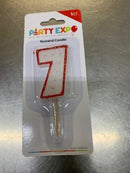 Glitter Numeric Birthday Candles