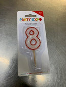 Glitter Numeric Birthday Candles