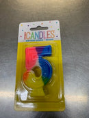 Numeric Birthday Candles