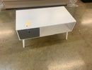 White Coffee Table w/ Bin (SALE)