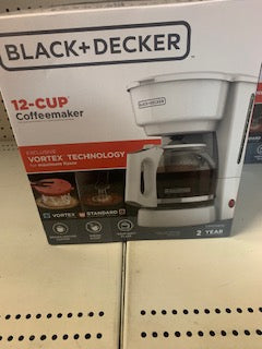 Black + Decker 12 Cups Coffee Maker