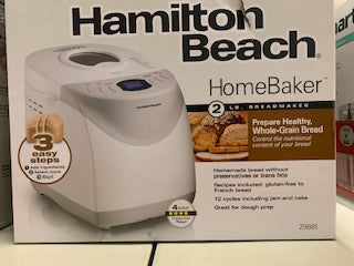 Hamilton Beach HomeBaker 2LB Bread Maker