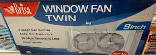 9" Window Fan Twin
