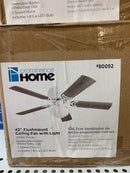42" Flushmount Ceiling Fan with Light
