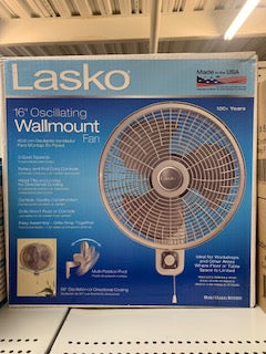 16" Oscillating Wallmount Fan