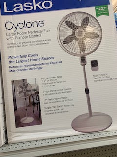 18" Stand Fan with Remote Control