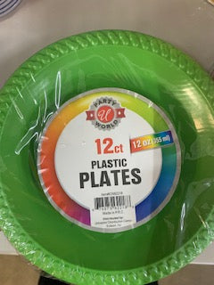 12ct Plastic Plates