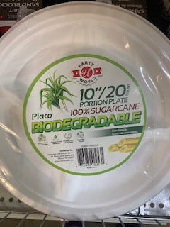 Biodegradable Portion Plate