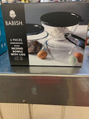 6pc Mixing Bowls with Lids