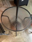 31.5" Juliana Patio Table w/ Glass