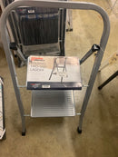 2 Step Ladder w/ Anti-Slip Mat & Safety Lock