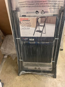 2 Step Ladder w/ Anti-Slip Mat & Safety Lock
