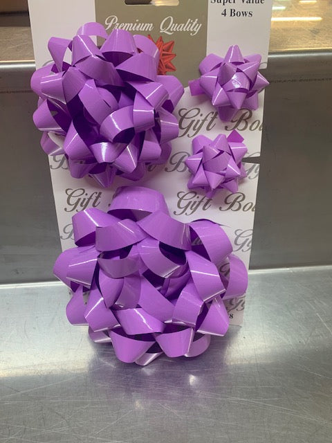 4 PC Gift Bows