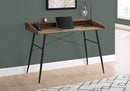 COMPUTER DESK - 48"L / BROWN RECLAIMED WOOD / BLACK METAL