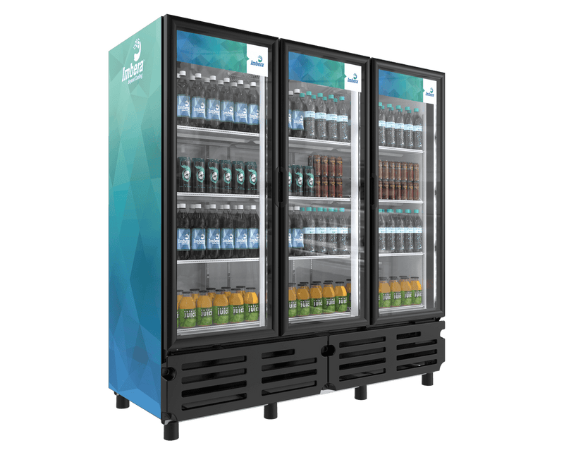 Black Box Cooler 3 Swing Doors ( 15 Shelves,115V, 13.4 Amps)