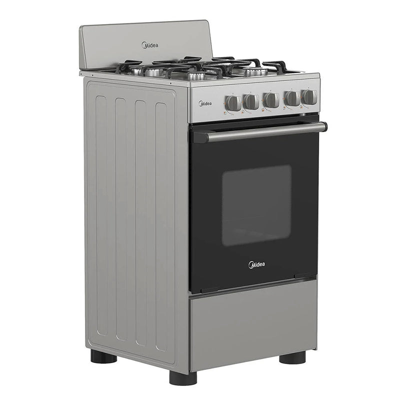 20" FREE STANDING 4 BURNER GAS RANGE GREY