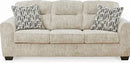 LONOKE/PAECHMENT LOVE SEAT/SOFA