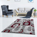 L'BAIET EMBERLY BLUE/PURPLE GEOMETRIC AREA RUG