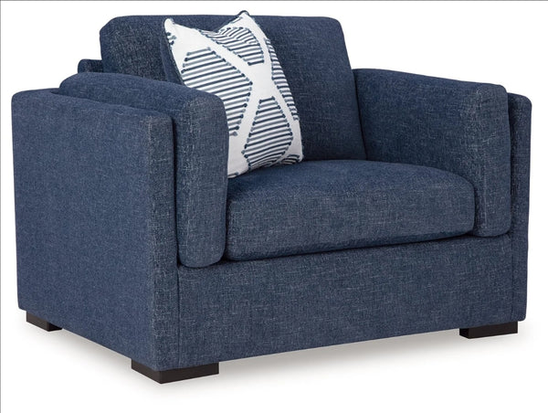 EVANSLEY LIVING ROOM SET (NAVY)