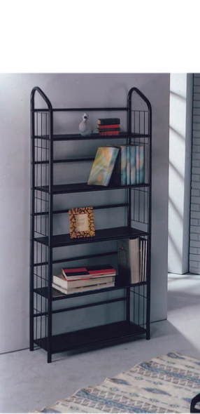 5-TIER METAL BOOK SHELF