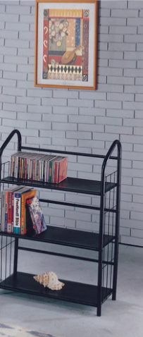 5-TIER METAL BOOK SHELF