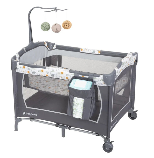 Nursery Center® Playard in Animal Jubilee