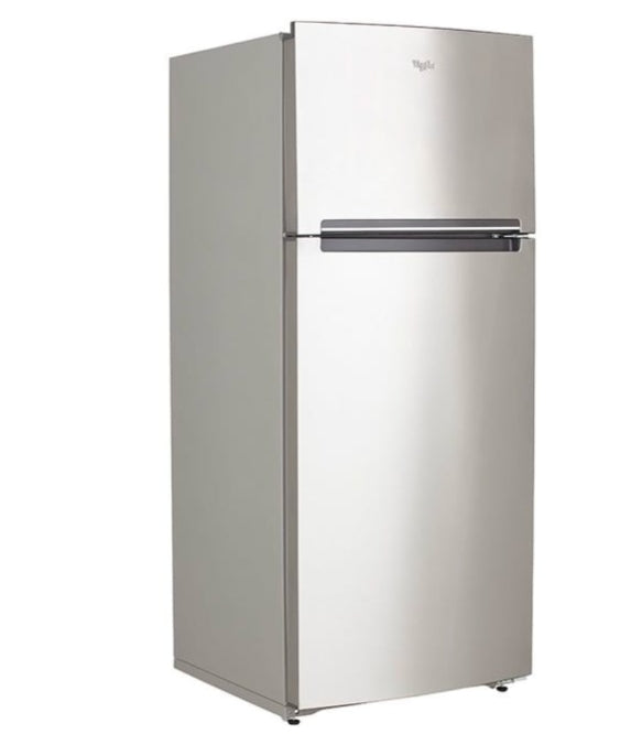 WHIRLPOOL 17.6 CUFT T/M REFRIGERATOR (ST. STEEL)