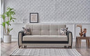 Dublin Boss Cream 3 Seat Sleeper Sofa