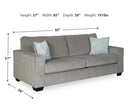 ALTARI/ALLOY LOVE SEAT / QUEEN SOFA SLEEPER
